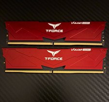 TEAMGROUP T-Force Vulcan DDR5 32GB (2x16GB) 6400 UDIMM RAM FLRD516G6400HC38JBK picture