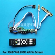 For LTN156AT35-H01/T01 40 Pin LVDS VGA+HDMI+AV+USB 1366x768 LCD Driver Board Kit picture