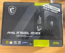 MSI MAG A750GL PCIE5 Modular ATX PSU 750W 80 Plus Gold -BRAND NEW SEALED-  picture
