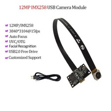 IMX258 12 million Pixel USB Camera Module Face Recognition 4K AF15fps FPC Cable  picture