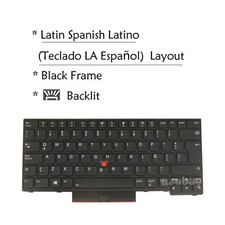 Teclado Español LA For ThinkPad E480 E485 E490 E495 T480s T490 T495 P43s Backlit picture