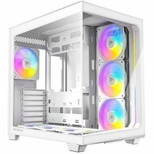 ANTEC C5 ARGB White Mid-Tower Desktop PC Case ATX Dual Chamber 7x Fan USB-C picture