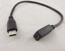 10pcs USB 3.1 Type C Male to Mini USB 2.0 Female Charger Data Sync Adapter Cable picture
