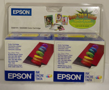 EPSON S020191/S020089 Color Cartridge Double Pack Expired 01-2007 picture