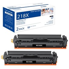 2PK 218X W2180X Toner Cartridge for HP Pro 3201dw MFP 3301fdw 3301sdw, No Chip picture