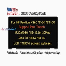 FHD LCD Touch Screen Assembly＋Bezel For HP Pavilion x360 15-DQ0078NR 15-DQ0081NR picture