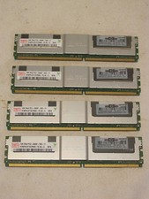 4 x 1GB HP Hynix HYMP512F72CP8N3-Y5 server memory ram card chips picture