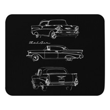 1957 Chevy Bel Air Antique Classic Collector Car Gift Mouse pad picture