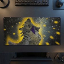 Shining Tyranitar Neo Destiny Pokemon Playmat Card Game XXL Mousepad 35x16