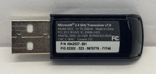 Genuine OEM Microsoft 2.4Ghz Black Dongle Transceiver v7.0 Model 1423 TESTED picture