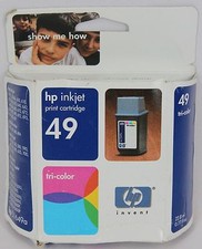 49 tri COLOR ink jet HP DeskJet 682c 692c 693c 695c 697c printer 51649A picture