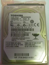 Toshiba MK3276GSX (HDD2J94 F VL01 B) 010 A0/GS001C Laptop 320GB 2.5