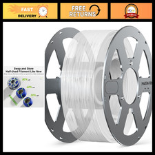 Durable Aluminum Reusable Spool for 3D Printer Filament, PTFE Ring, Compatible w picture