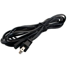 12Ft Extra Long AC Wall Power Cord for Led Lcd Tv Vizio Samsung 12 Feet 2 Prong picture