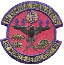 1st Aerial Port Squadron US Air Force Embroidered Patch Badge - LAST FEW picture