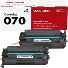 070 Black Toner Cartridge Standard Yield, 070 toner cartridge 2*black picture
