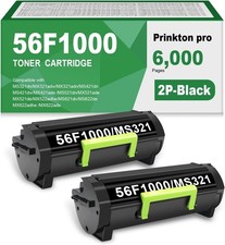 56F1000 High Yield Black Toner Cartridge 6000 Pages Compatible for MS MX picture