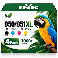 HP950/951XL Compatible Ink Cartridge 4-Pack with Chip for HP OfficeJet Pro | picture