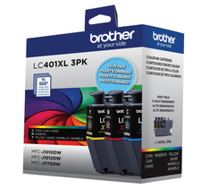 Brother Genuine - LC401XL 3PK High Yield 3-Pack Color Cyan, Magenta and Yellow picture