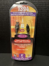 Belkin 1394 Sony IEEE Firewire 6 Pin To 4 Pin Apple 6’ picture