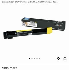 Lexmark C950X2YG Yellow Extra High Yield Laser Toner Cartridge picture