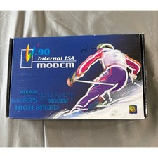 Vintage V.90 Internal ISA Modem 56K 56000BPS Ambient Chip Windows 95 98 Retro PC picture