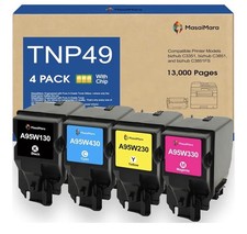 TNP49 TNP-49 4PK Toner Cartridge for Konica Minolta Bizhub C3351 C3851 C3851FS picture