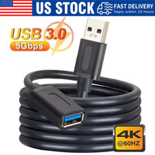 USB3.0 Extension Cable High Speed Extender Cord Adapter TypeA Male to Female Lot picture
