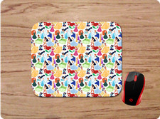 DISNEY PRINCESS COLLAGE UNIQUE ART CUSTOM NON-SLIP NEOPRENE MOUSE PAD picture