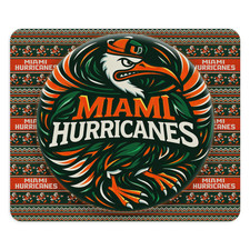 Miami Hurricanes  Mouse Pad - The U Design 9.5