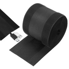 Carpet Cord Cover 15ft Floor Cover Cord Strip Black picture