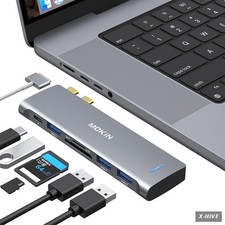 USB C Adapter for MacBook Pro/Air M1 M2, MOKiN Hub MacBook Pro Accessories USB picture
