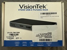 VisionTek VT200 USB-C Portable Dock (Open Box) picture