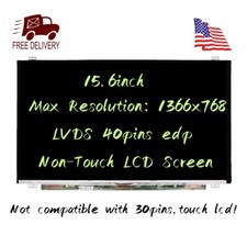 Replacement Screen For LTN156AT30-D01 HD 1366x768 LCD LED Display 15.6'' 40pins picture