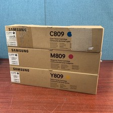 Samsung CLT-809 Toner Cartridge Set Y/M/C NEW Genuine For MultiXpress picture