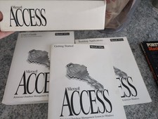Vintage Microsoft Access Manuals Only User's Guide, Getting Started & Building picture