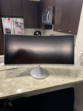 Samsung 34” CF791 Ultrawide Monitor 3440x1440 QHD Curved FreeSync picture
