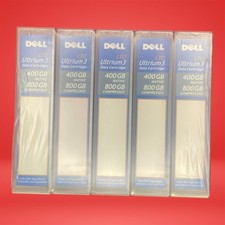 5 Pack Dell LTO Ultrium 3 Data Cartridges 400GB/800GB Storage Capacity HC591 picture
