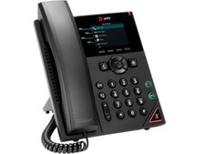 HP Poly VVX 250 4-Line IP Desk Phone with Power Supply  89B66AA#ABA picture