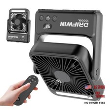 Magnetic Cruise Approved Fan with Night Light, 10000mAh Ultra-Slim Travel Fan, picture