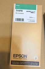 Epson GREEN Ultra Chrome Pro12 Ink 350ml T44PB Expires 2027 GENUINE SEALED NEW picture