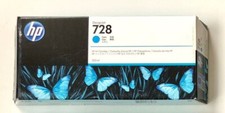 HP 728 CYAN INK CARTRIDGE F9K17A - FACTORY SEALED-GENUINE OEM-2027 picture