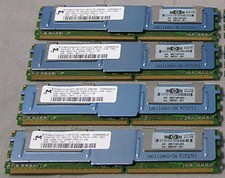 HP(4 pack)2GB PC2-5300 DDR2-667MHz ECC FullyBuff Ram for HP ProLiant  398707-051 picture