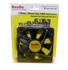 New Rexflo 120mm Dual Ball Bearing DC 12V PWM 4-pin/3pin Fan PC CPU/Case Cooling picture