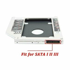 12.7mm Universal SATA 2nd HDD SSD Hard Drive Caddy For CD/DVD-ROM Optical Bay US picture