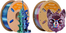 1KG Blue Green Silk Dual Color and 1KG Psychedelic Silk Twist Rainbow PLA 1.75Mm picture
