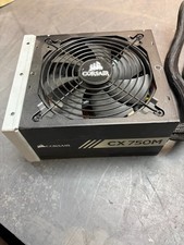 Corsair CX750M 75-002019 750W Desktop Power Supply Tested Working picture