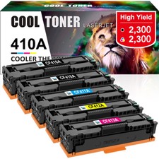 5PK CF410A For HP 410A Toner Cartridge LaserJet Pro MFP M477fdw M477fnw M452nw picture
