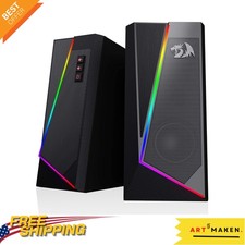 Stylish USB-Powered RGB Speakers - 2.0 Channel with Multi-Device Compatibility picture