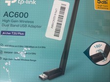 TP Link AC600 Archer T2U 200 MBPS In 2.4 GHz High Gain Wireless Dual Adapter picture